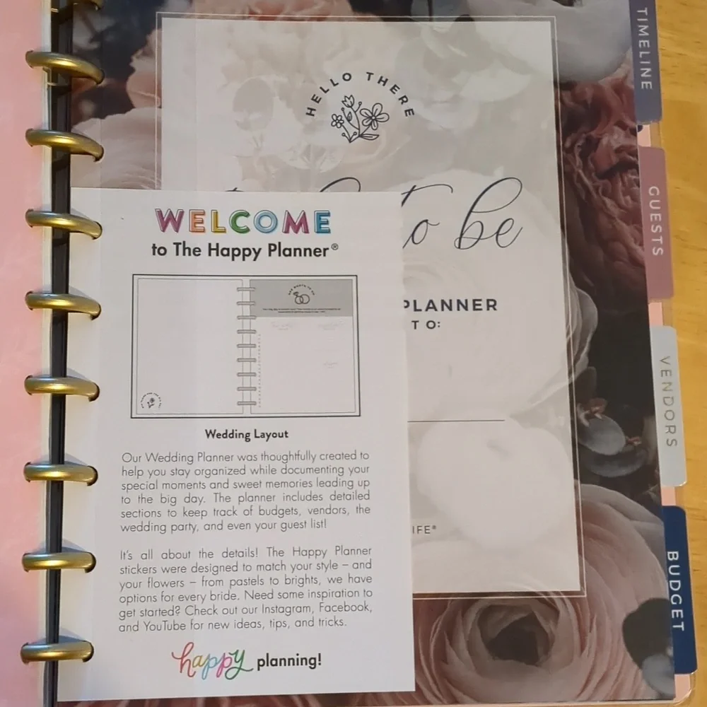 The Happy Planner Wedding Planner